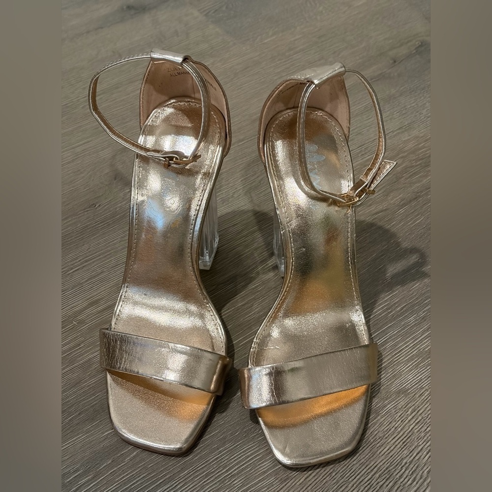 Elegant Gold Heels